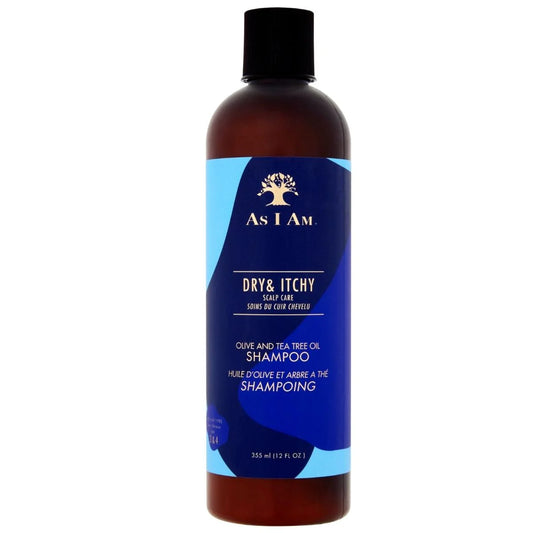 As I Am - Dry & Itchy - Olive & Tea Tree oil Shampoo (anti-pelliculaire)