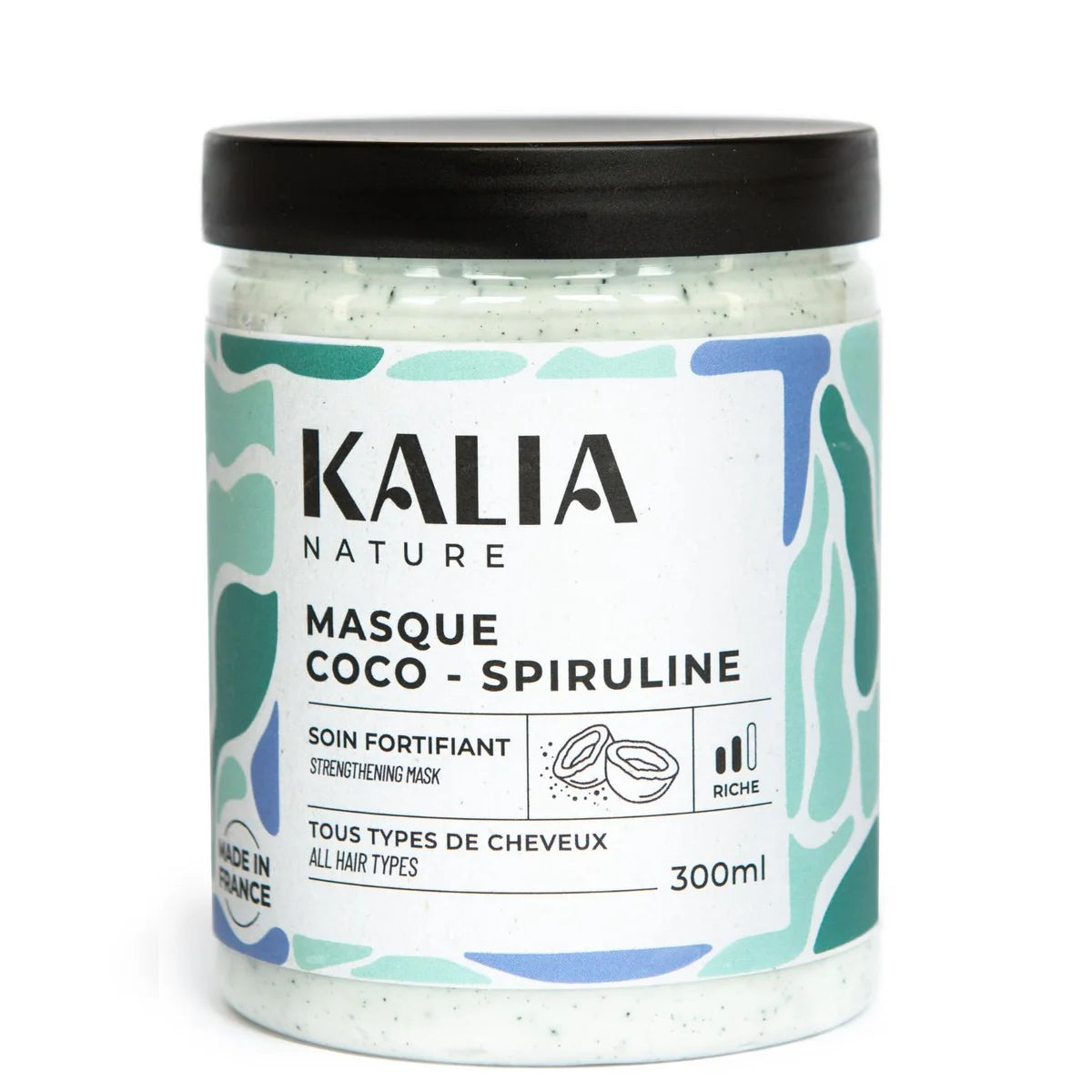 Kalia Nature - Masque Coco Spiruline (soin profond fortifiant)